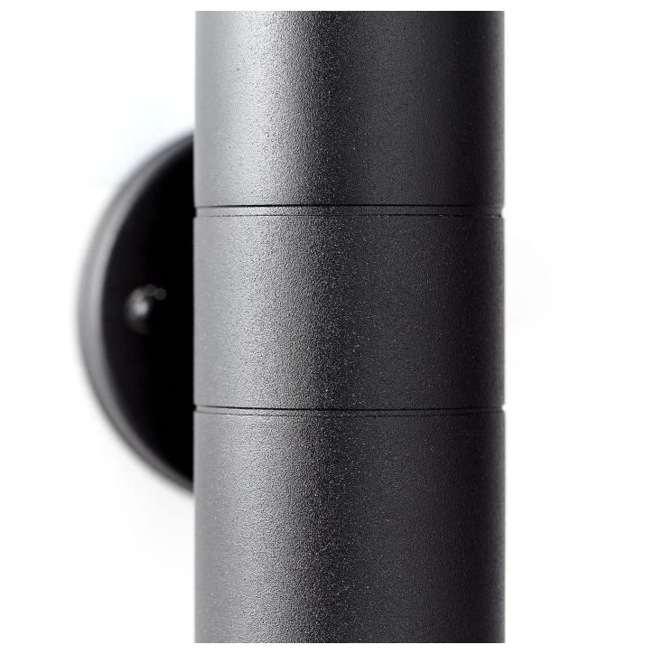 Applique murale extérieure JANDY 2L noir métal/verre - BRILLIANT - GU10 max 18W IP44 Applique murale extérieure JANDY 2L noir métal/verre - BRILLIANT - GU10 max 18W IP44