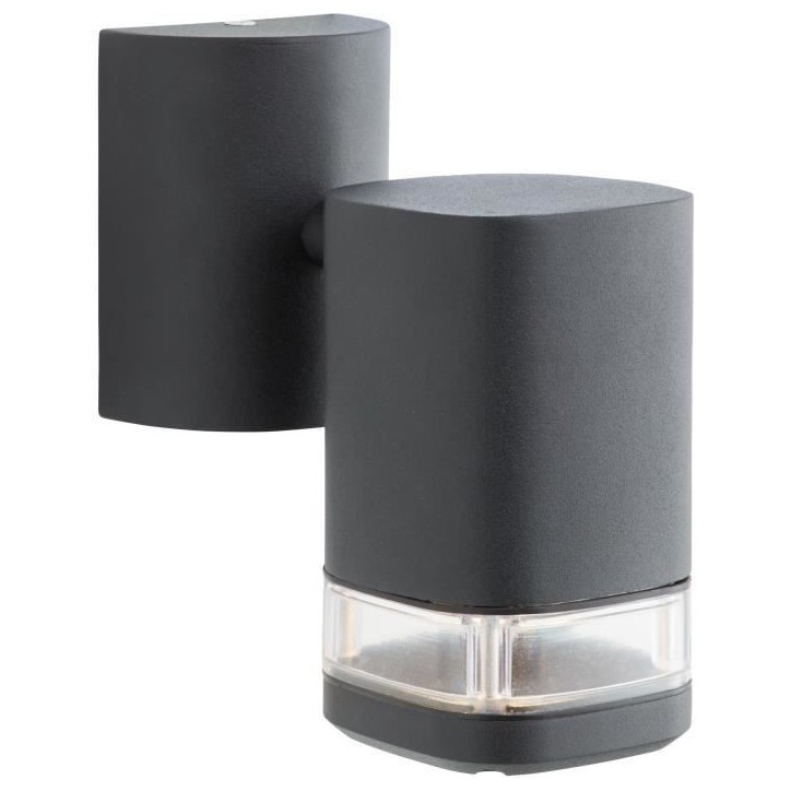 Applique extérieure - JANDY - noir - métal/verre - GU10 max 18W - IP44 Applique extérieure - JANDY - noir - métal/verre - GU10 max 18W - IP44