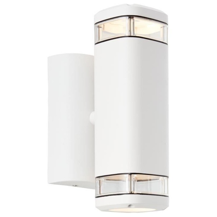 Applique extérieure - BRILLIANT - JANDY - Blanc - Métal/verre - GU10 max 2x18W - IP44 Applique extérieure - BRILLIANT - JANDY - Blanc - Métal/verre - GU10 max 2x18W - IP44