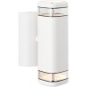 Applique extérieure - BRILLIANT - JANDY - Blanc - Métal/verre - GU10