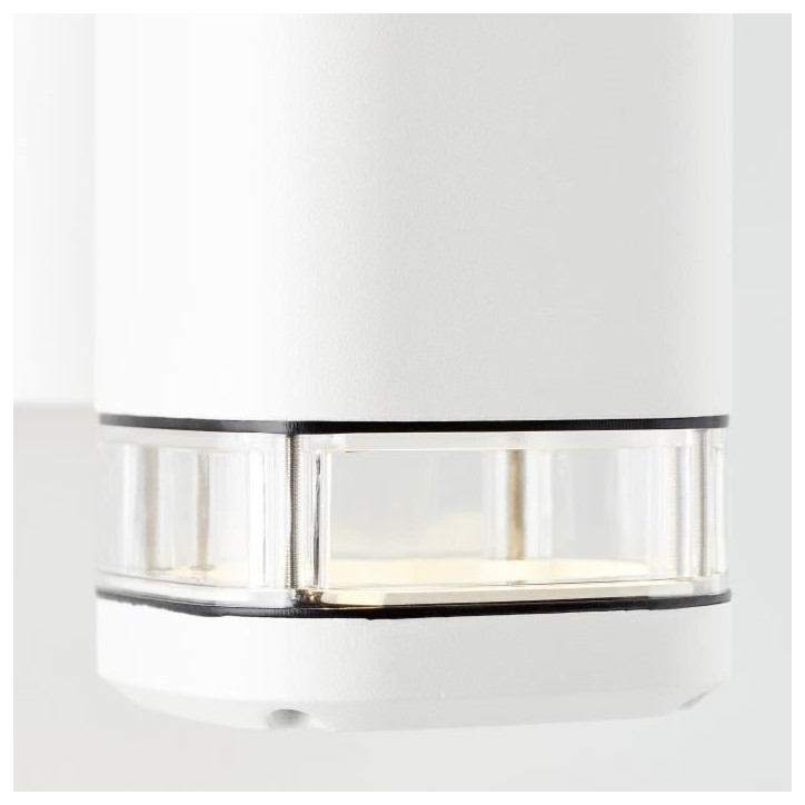 Applique extérieure - BRILLIANT - JANDY - Blanc - Métal/verre - GU10 max 2x18W - IP44 Applique extérieure - BRILLIANT - JANDY - Blanc - Métal/verre - GU10 max 2x18W - IP44