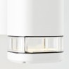 Applique extérieure - BRILLIANT - JANDY - Blanc - Métal/verre - GU10