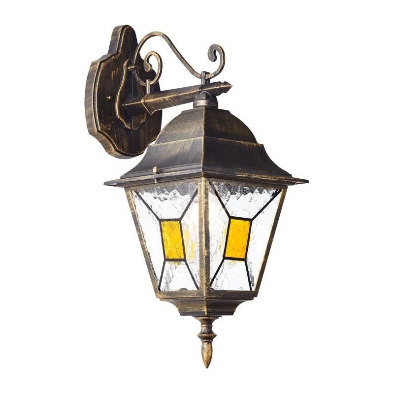 Applique extérieure descendante - BRILLIANT - JANEL - Métal/verre -
