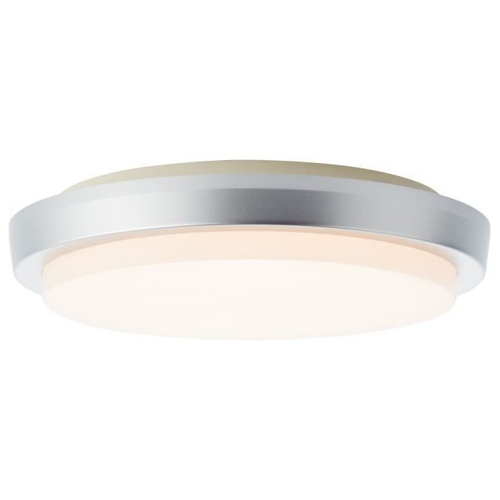 Plafonnier extérieur - BRILLIANT - DEVORA - LED intégré - 1600 lm - 3000K - argent Plafonnier extérieur - BRILLIANT - DEVORA - LED intégré - 1600 lm - 3000K - argent