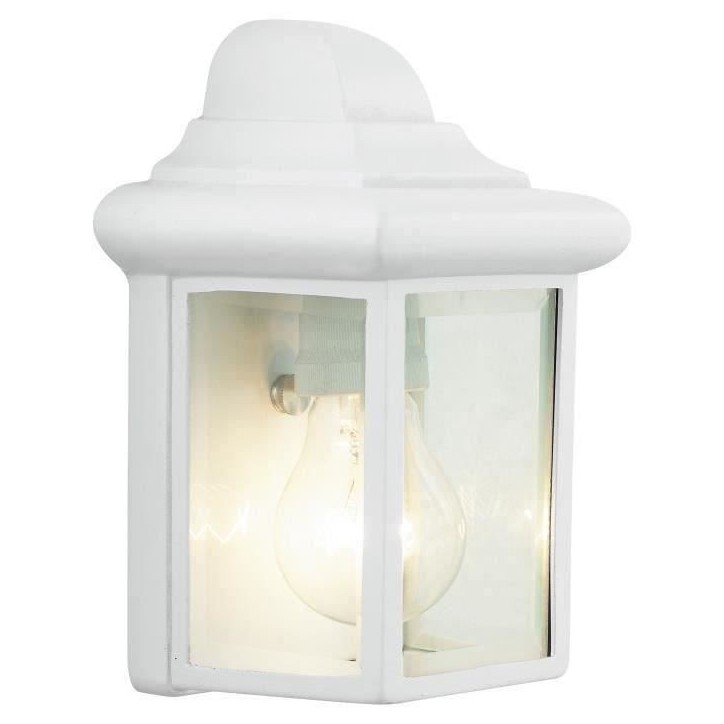 Applique murale extérieure NISSIE blanc E27 40W - BRILLIANT