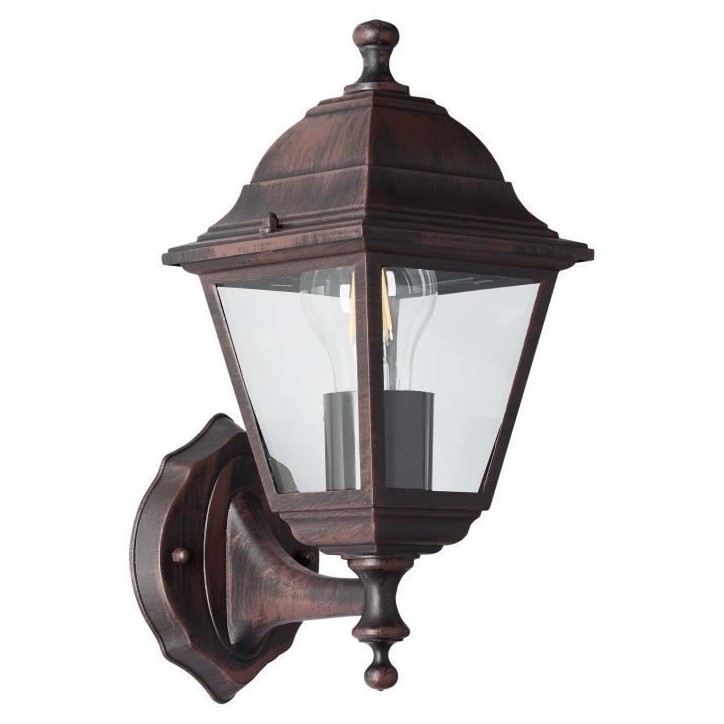 BRILLIANT Applique extérieure montante NISSIE rouille E27 1x60W