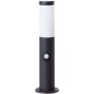 Potelet extérieur avec détecteur de mouvement DODY E27 - BRILLIANT - Noir - Certification IP44 Potelet extérieur avec détecteur de mouvement DODY E27 - BRILLIANT - Noir - Certification IP44