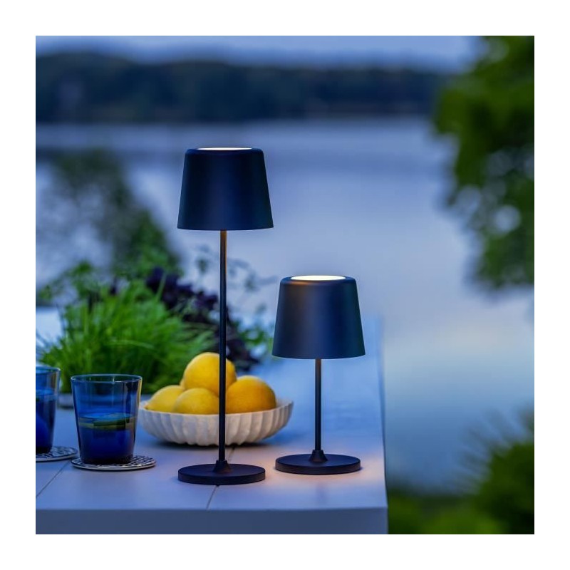 Lampe a poser LED KAAMI BRILLIANT - Noir - Extérieur - 2W - IP44 - M