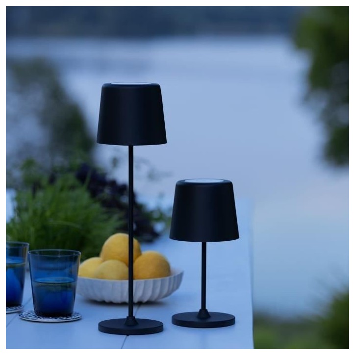 Lampe a poser LED KAAMI BRILLIANT - Noir - Extérieur - 2W - IP44 - Métal et plastique