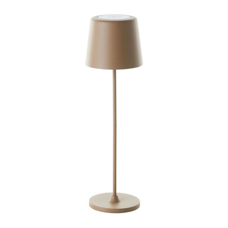 Lampe a poser LED KAAMI BRILLIANT - Métal et plastique - Cappuccino - Lampe a poser LED KAAMI BRILLIANT - Métal et plastique - Cappuccino -