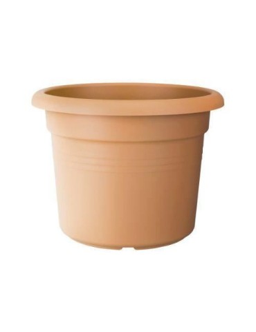 Elho Green Basics Cilinder Pot de fleurs Marron clair 55 cm