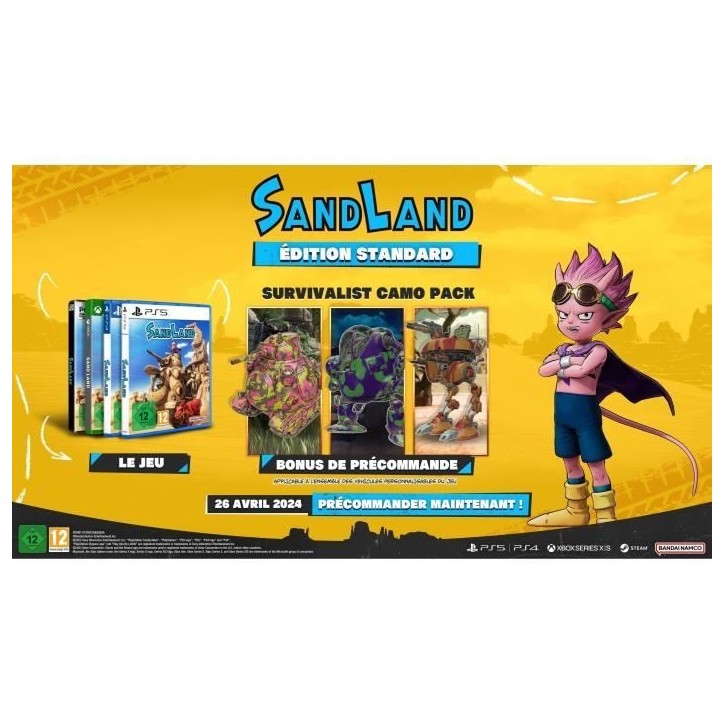 Sand Land - Jeu PS5 Sand Land - Jeu PS5
