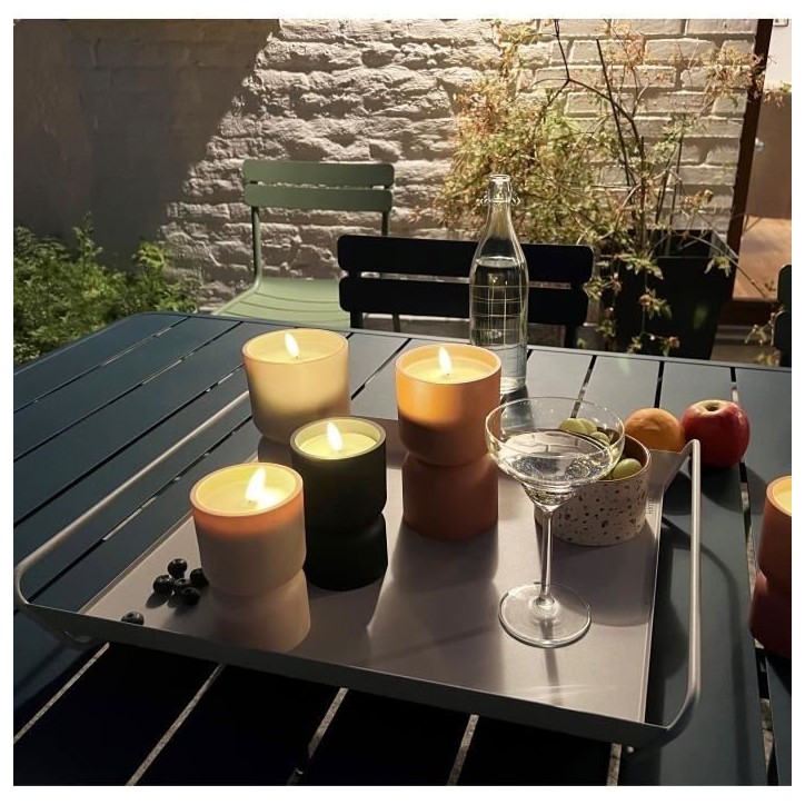 Lampe de table d'extérieur - BRILLIANT - LOVERE - Forme bougie - Plastique - 3 W - Noir Lampe de table d'extérieur - BRILLIANT - LOVERE - Forme bougie - Plastique - 3 W - Noir