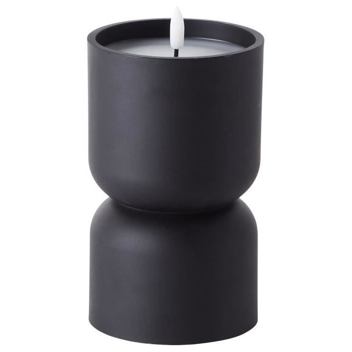 Lampe de table d'extérieur - BRILLIANT - LOVERE - Forme bougie - Plastique - 3 W - Noir