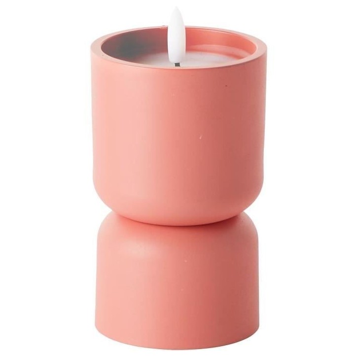 Lampe de table d'extérieur - BRILLIANT - LOVERE - Forme bougie - Plastique - 3 W - Terre cuite Lampe de table d'extérieur - BRILLIANT - LOVERE - Forme bougie - Plastique - 3 W - Terre cuite