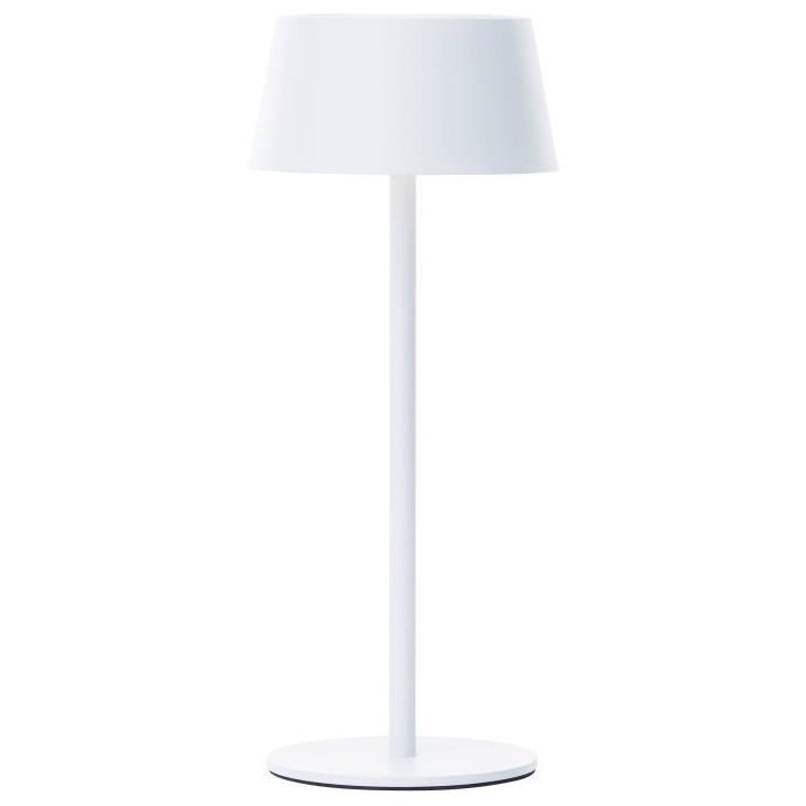 Lampe de table d'extérieur - BRILLIANT - PICCO - LED et solaire - Métal et plastique - 5 W - Blanc Lampe de table d'extérieur - BRILLIANT - PICCO - LED et solaire - Métal et plastique - 5 W - Blanc