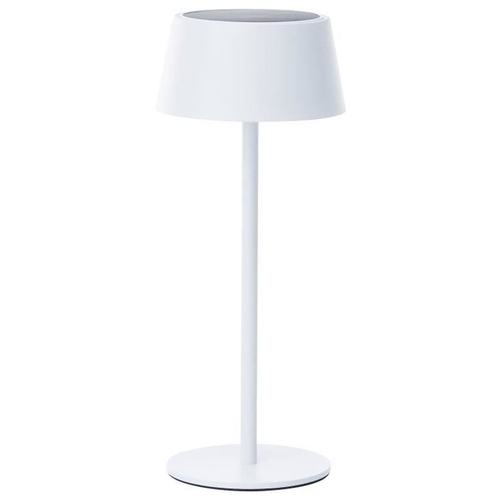 Lampe de table d'extérieur - BRILLIANT - PICCO - LED et solaire - Métal et plastique - 5 W - Blanc Lampe de table d'extérieur - BRILLIANT - PICCO - LED et solaire - Métal et plastique - 5 W - Blanc