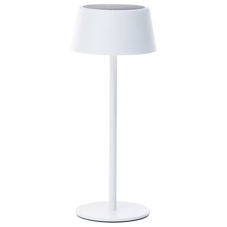 Lampe de table d'extérieur - BRILLIANT - PICCO - LED et solaire - Métal et plastique - 5 W - Blanc Lampe de table d'extérieur - BRILLIANT - PICCO - LED et solaire - Métal et plastique - 5 W - Blanc
