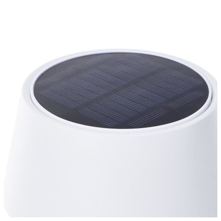Lampe de table d'extérieur - BRILLIANT - PICCO - LED et solaire - Métal et plastique - 5 W - Blanc Lampe de table d'extérieur - BRILLIANT - PICCO - LED et solaire - Métal et plastique - 5 W - Blanc