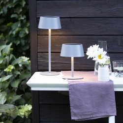 Lampe de table d'extérieur - BRILLIANT - PICCO - LED et solaire - Mé