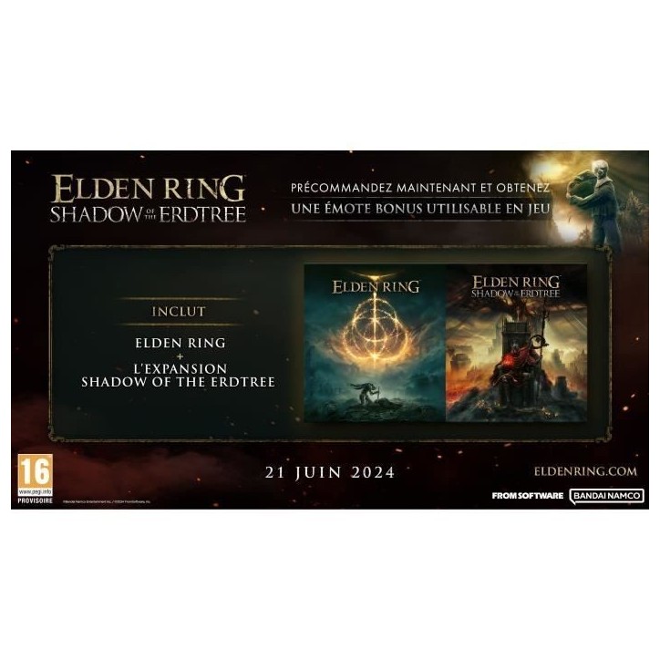 Elden Ring Shadow Of The Erdtree Goty - Jeu PS5 Elden Ring Shadow Of The Erdtree Goty - Jeu PS5