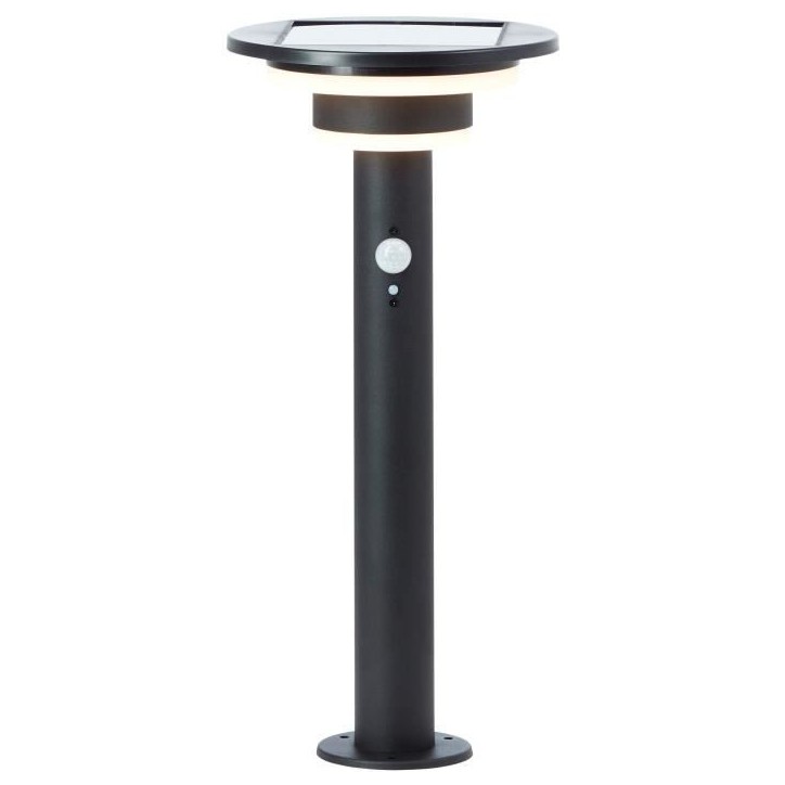 Borne extérieure - BRILLIANT - GARVINA - LED et solaire - Détecteur de mouvement - Acier inoxydable et plastique - 4 W - Noir Borne extérieure - BRILLIANT - GARVINA - LED et solaire - Détecteur de mouvement - Acier inoxydable et plastique - 4 W - Noir