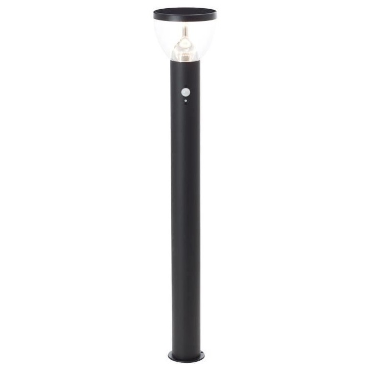 Potelet extérieur - BRILLIANT - TULIP - LED et solaire - Détecteur de mouvement - Acier inoxydable et plastique - 4 W - Noir Potelet extérieur - BRILLIANT - TULIP - LED et solaire - Détecteur de mouvement - Acier inoxydable et plastique - 4 W - Noir