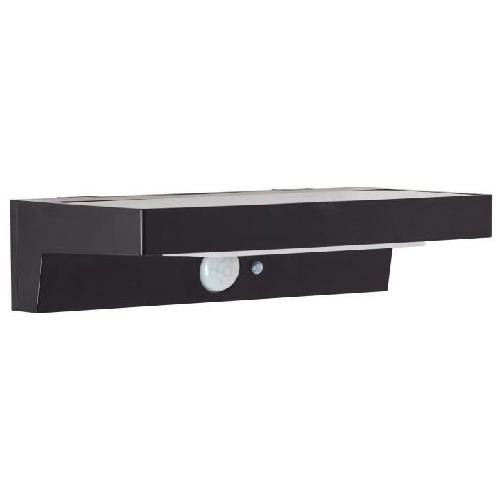Applique extérieure - BRILLIANT - BARKER - LED et solaire - Détecteur de mouvement - Plastique - 4 W - Noir Applique extérieure - BRILLIANT - BARKER - LED et solaire - Détecteur de mouvement - Plastique - 4 W - Noir