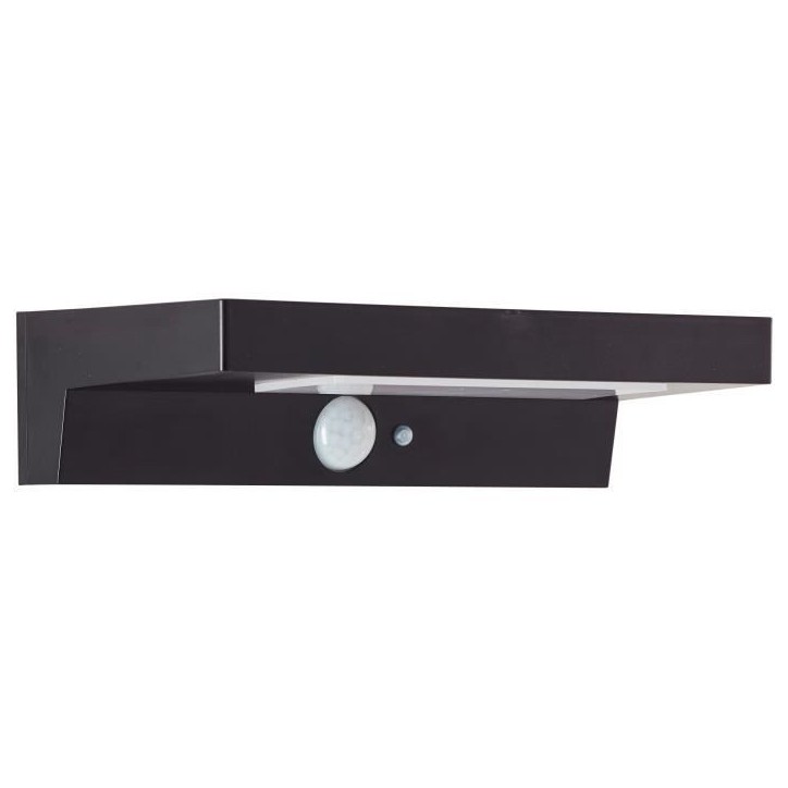 Applique extérieure - BRILLIANT - BARKER - LED et solaire - Détecteur de mouvement - Plastique - 4 W - Noir Applique extérieure - BRILLIANT - BARKER - LED et solaire - Détecteur de mouvement - Plastique - 4 W - Noir