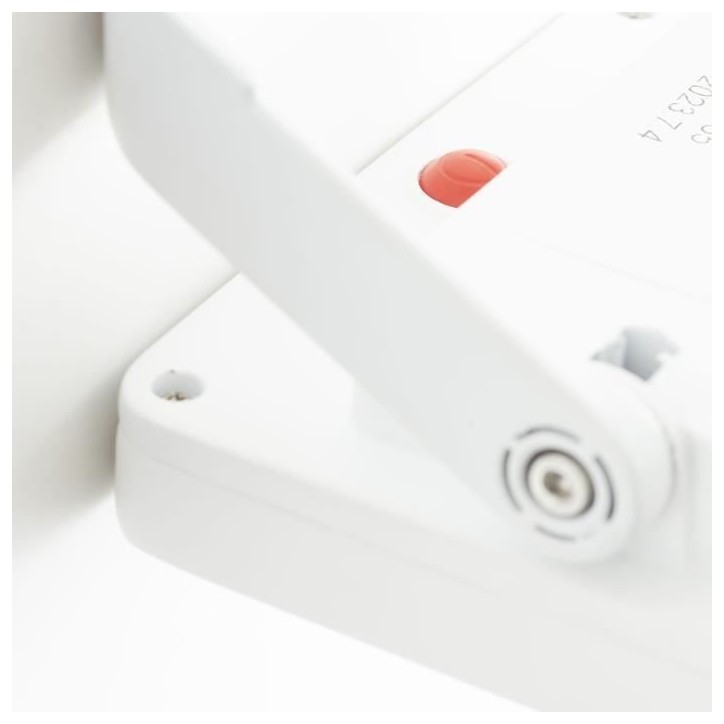 Applique extérieure - BRILLIANT - LUTON - LED et solaire - Détecteur de mouvement - Plastique et métal - 4 W - Blanc