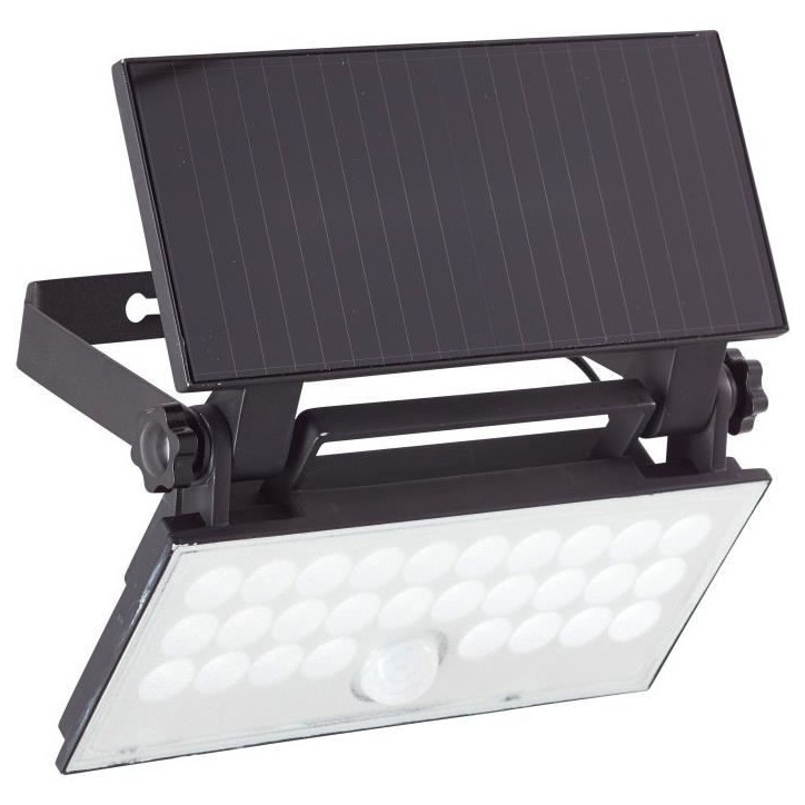 Applique extérieure - BRILLIANT - LUTON - LED et solaire - Détecteur de mouvement - Plastique et métal - 4 W - Noir Applique extérieure - BRILLIANT - LUTON - LED et solaire - Détecteur de mouvement - Plastique et métal - 4 W - Noir
