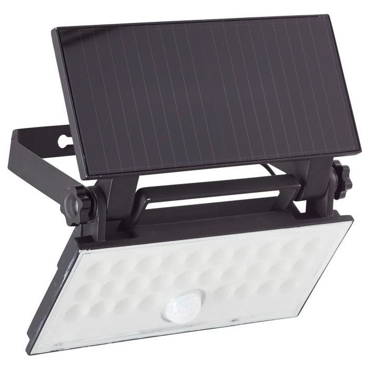 Applique extérieure - BRILLIANT - LUTON - LED et solaire - Détecteur de mouvement - Plastique et métal - 4 W - Noir Applique extérieure - BRILLIANT - LUTON - LED et solaire - Détecteur de mouvement - Plastique et métal - 4 W - Noir
