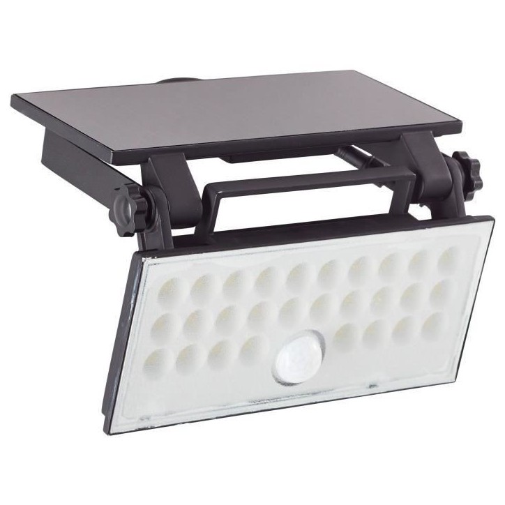 Applique extérieure - BRILLIANT - LUTON - LED et solaire - Détecteur de mouvement - Plastique et métal - 4 W - Noir Applique extérieure - BRILLIANT - LUTON - LED et solaire - Détecteur de mouvement - Plastique et métal - 4 W - Noir