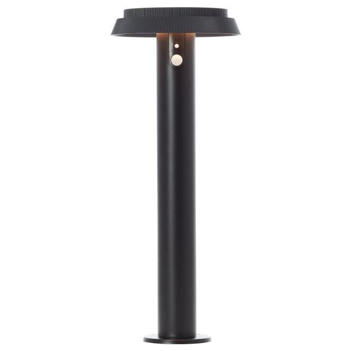 Lampe Borne extérieure Led - BRILLIANT - ALVERO - LED et solaire - Détecteur de mouvement - 4 Watts