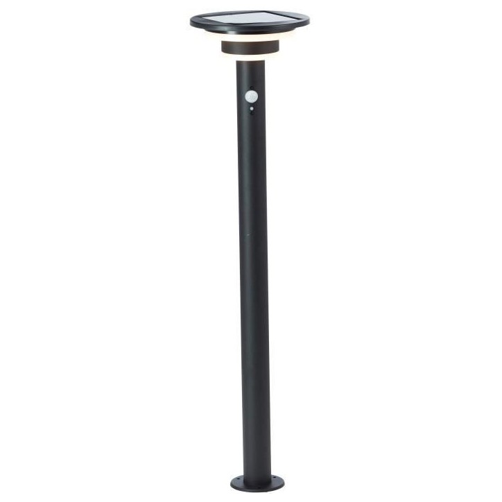 Potelet extérieur - BRILLIANT - GARVINA - LED et solaire - Détecteur de mouvement - Acier inoxydable et plastique - 4 W - Noir Potelet extérieur - BRILLIANT - GARVINA - LED et solaire - Détecteur de mouvement - Acier inoxydable et plastique - 4 W - Noir