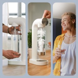 Machine a soda BRITA - SodaONE Blanche - 1 Bouteille 1L et 1 Cylindre