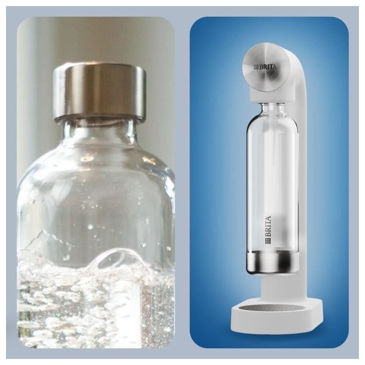 Pack 2 Bouteilles BRITA - Pour machine SodaONE - Capacité 1L - PET