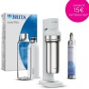 Machine a soda BRITA - SodaTRIO Blanche - 1 Bouteille 1L et 1 Cylindre