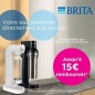 Machine a soda BRITA - SodaTRIO Blanche - 1 Bouteille 1L et 1 Cylindre de CO2 inclus Machine a soda BRITA - SodaTRIO Blanche - 1 Bouteille 1L et 1 Cylindre de CO2 inclus