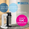 Machine a soda BRITA - SodaTRIO Blanche - 1 Bouteille 1L et 1 Cylindre