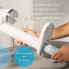 Machine a soda BRITA - SodaTRIO Blanche - 1 Bouteille 1L et 1 Cylindre