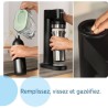 Bouteille isotherme BRITA - Compatible SodaTRIO - Capacité 1L - Acier