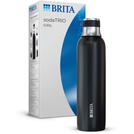 Bouteille isotherme BRITA - Compatible SodaTRIO - Capacité 0,65L - Ac