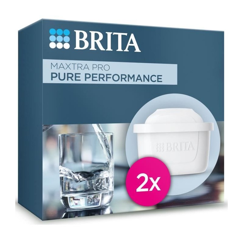 Cartouche BRITA - MAXTRA PRO Pure Performance All-In-1 - Pack de 2 - J Cartouche BRITA - MAXTRA PRO Pure Performance All-In-1 - Pack de 2 - J
