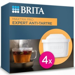 Cartouche BRITA - MAXTRA PRO Expert Anti Tartre - Pack de 4 - Jusqu'a