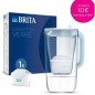 Carafe filtrante en verre BRITA - Model One bleue - Capacité 2,5L dont 1,5L d'eau filtrée - 1 Cartouche Maxtra Pro All-In-1 in Carafe filtrante en verre BRITA - Model One bleue - Capacité 2,5L dont 1,5L d'eau filtrée - 1 Cartouche Maxtra Pro All-In-1 in
