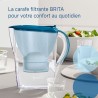 Carafe filtrante BRITA - Marella Bleue - Capacité 2,4L dont 1,4L d'ea