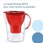 Carafe filtrante BRITA - Marella Rouge - Capacité 2,4L dont 1,4L d'eau filtrée - 1 Cartouche Maxtra Pro All-In-1 incluse Carafe filtrante BRITA - Marella Rouge - Capacité 2,4L dont 1,4L d'eau filtrée - 1 Cartouche Maxtra Pro All-In-1 incluse