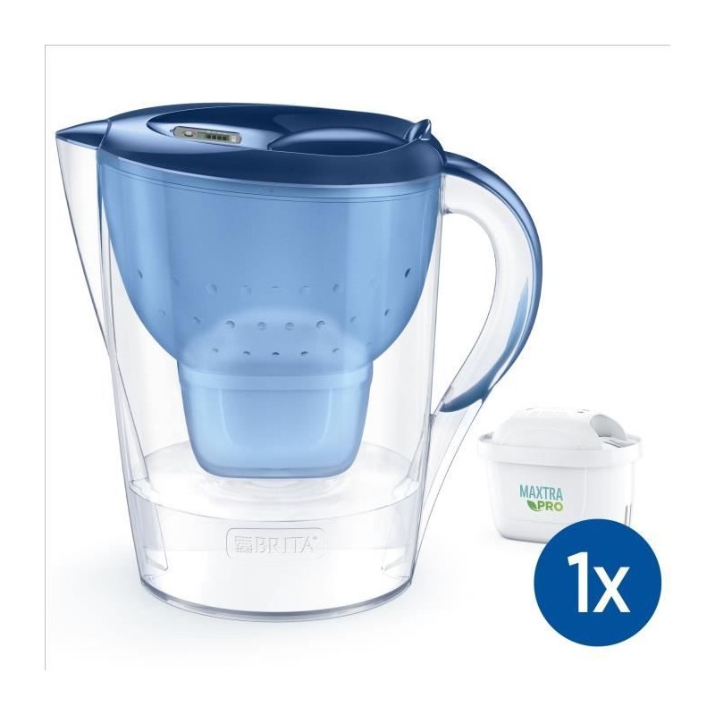 Carafe filtrante BRITA - Marella Bleu XL - Capacité 3,5L dont 2,5L d' Carafe filtrante BRITA - Marella Bleu XL - Capacité 3,5L dont 2,5L d'