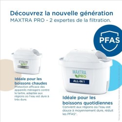 Carafe filtrante BRITA - Marella Bleu XL - Capacité 3,5L dont 2,5L d'
